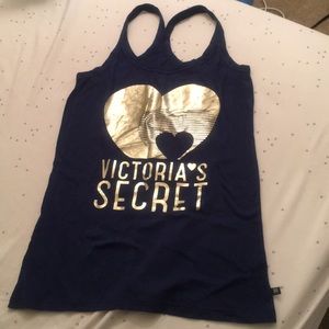 Victoria Secret navy blue tank top US S/P